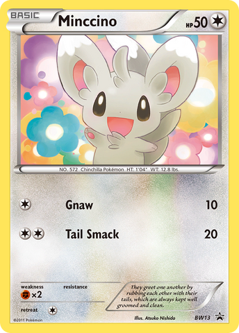 Minccino (BW13) [Black &amp; White: Black Star Promos] 