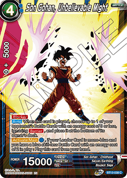 Son Gohan, Unbelievable Might (Common) (BT13-038) [Supreme Rivalry] 