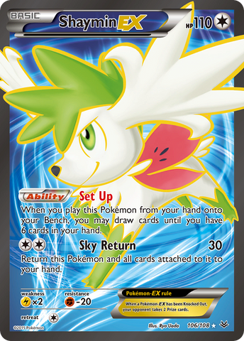 Shaymin EX (106/108) [XY: Roaring Skies] 
