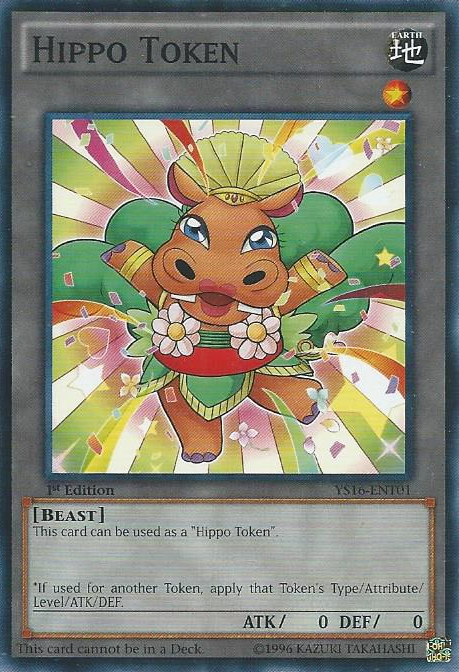 Hippo Token (Orange) [YS16-ENT01] Common 