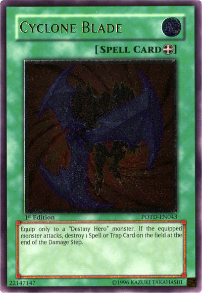 Cyclone Blade [POTD-EN043] Ultimate Rare 