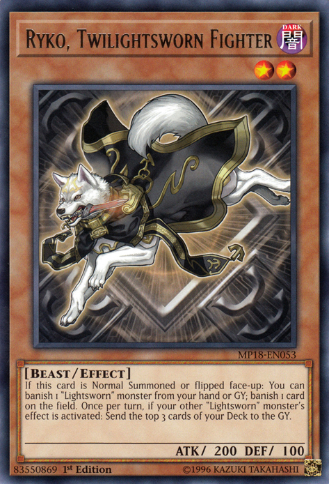 Ryko, Twilightsworn Fighter [MP18-EN053] Rare 
