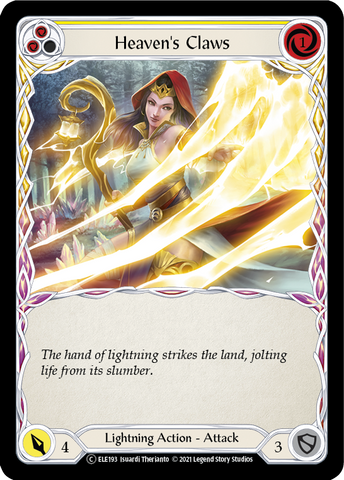 Heaven's Claws (Yellow) [U-ELE193] (Tales of Aria Unlimited) Unlimited Normal 