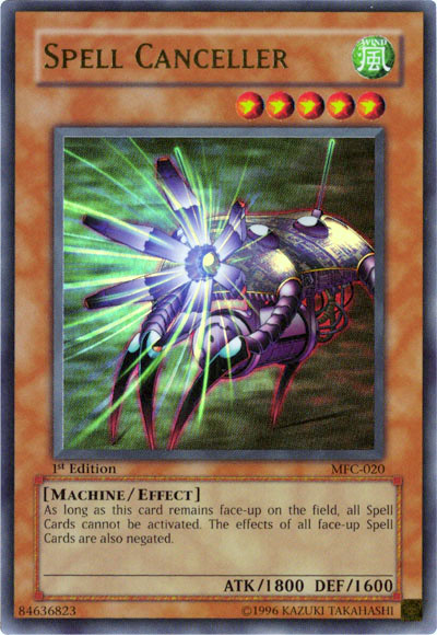 Spell Canceller [MFC-020] Ultra Rare 
