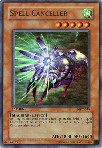 Spell Canceller [MFC-020] Ultra Rare 