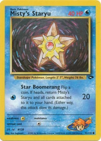 Misty's Staryu (92/132) [Gym Challenge Unlimited] 