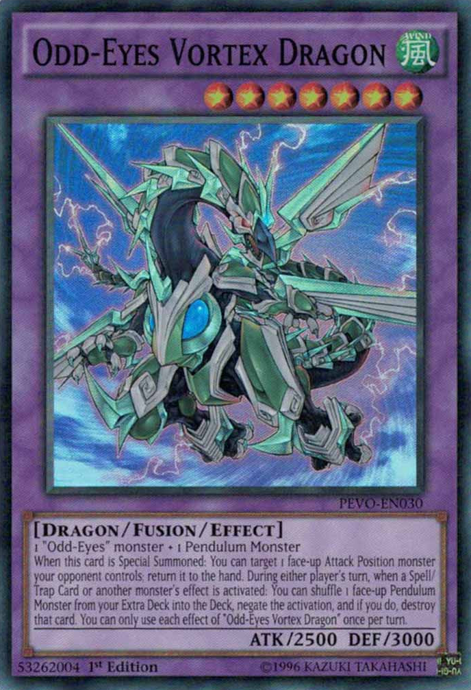 Odd-Eyes Vortex Dragon [PEVO-EN030] Super Rare 