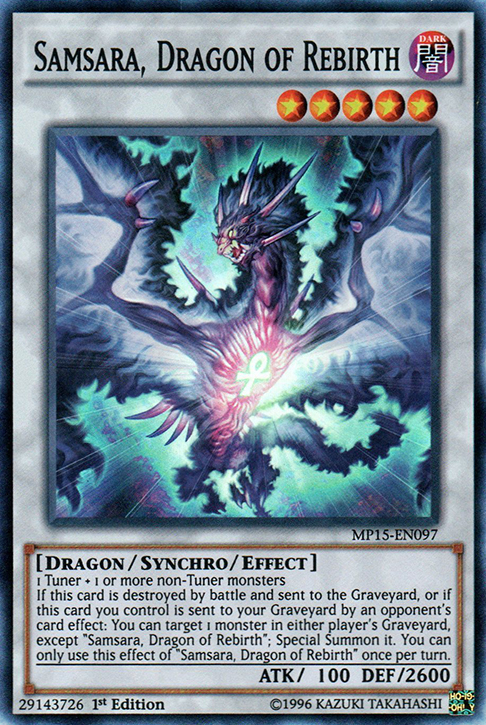 Samsara, Dragon of Rebirth [MP15-EN097] Super Rare 