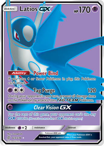 Latios GX (223/236) [Sun &amp; Moon: Unified Minds] 