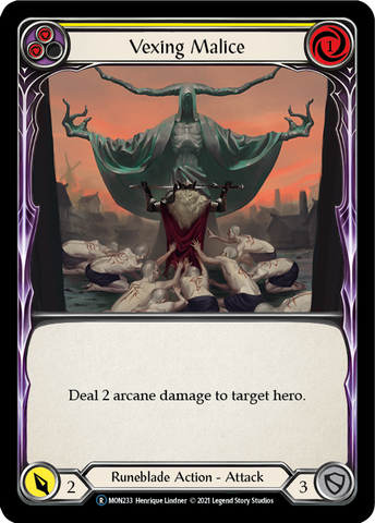 Vexing Malice (Yellow) [U-MON233] (Monarch Unlimited) Unlimited Normal 