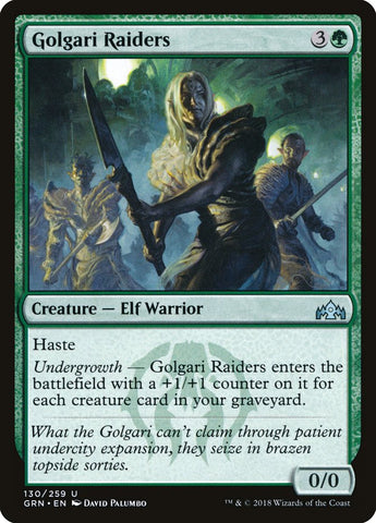 Golgari Raiders [Guilds of Ravnica] 