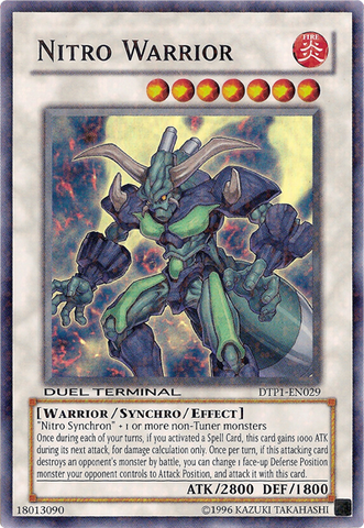 Nitro Warrior [DTP1-EN029] Super Rare 