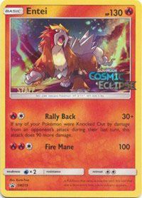Entei (SM219) (Staff Prerelease Promo) [Sun &amp; Moon: Black Star Promos] 