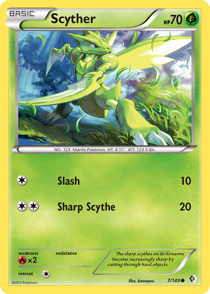 Scyther (7/149) [Black &amp; White: Boundaries Crossed] 