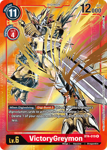 VictoryGreymon [BT4-019] (Alternate Art) [Great Legend] 