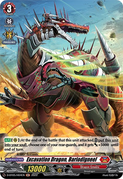 Excavation Dragon, Bariodigneel (D-BT05/H04EN) [Triumphant Return of the Brave Heroes]