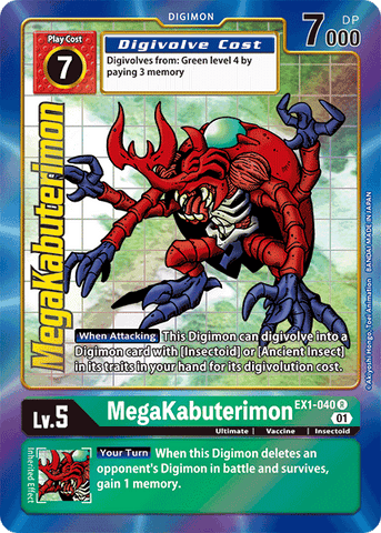 MegaKabuterimon [EX1-040] (Alternate Art) [Classic Collection] 
