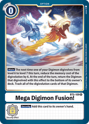 Mega Digimon Fusion! [BT5-109] [Battle of Omni] 
