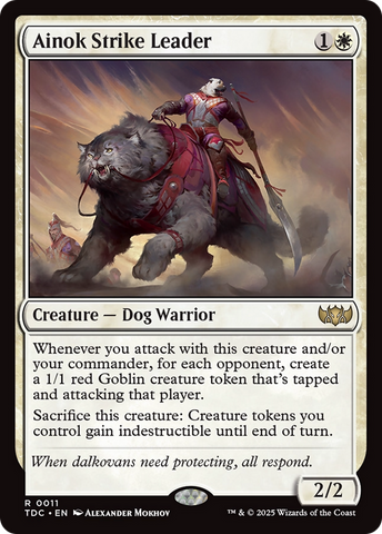 Ainok Strike Leader [Tarkir: Dragonstorm Commander] 