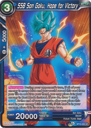 SSB Son Goku, Hope for Victory (BT10-036) [Rise of the Unison Warrior] 