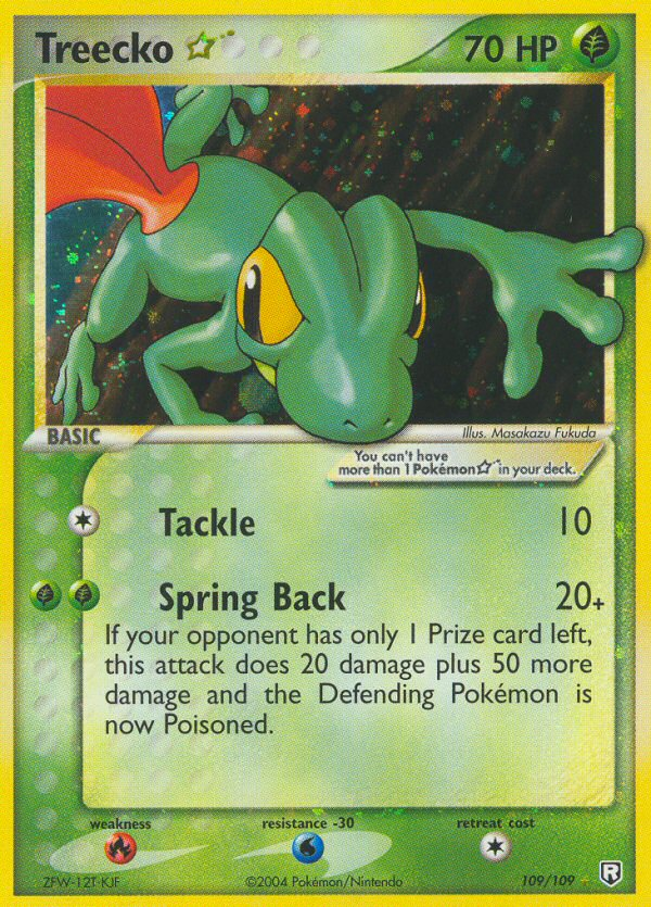 Treecko Star (109/109) [EX: Team Rocket Returns] 