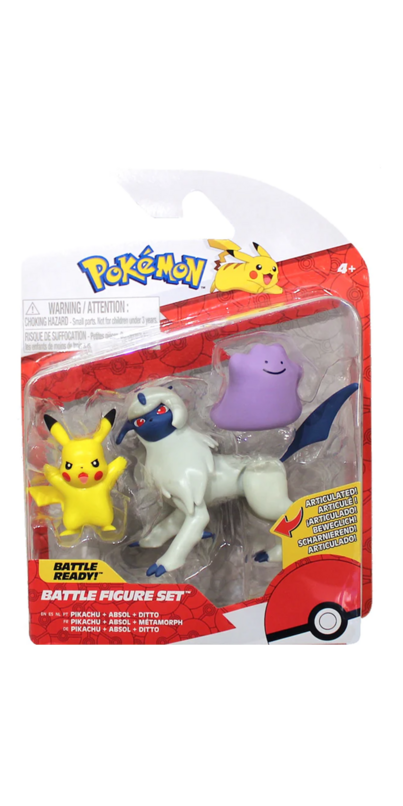 Pokemon - Battle Figure Set - 3 Pack (Choose your Design)