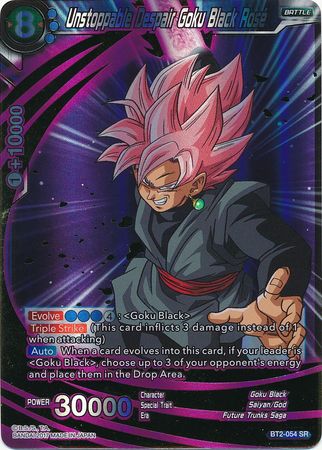 Unstoppable Despair Goku Black Rose (BT2-054) [Union Force] 