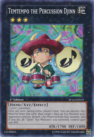 Temtempo the Percussion Djinn [SP14-EN029] Starfoil Rare 