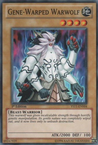 Gene-Warped Warwolf [YS11-EN004] Common 