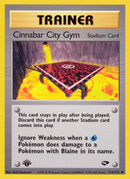 Cinnabar City Gym (113/132) [Gym Challenge 1st Edition] 