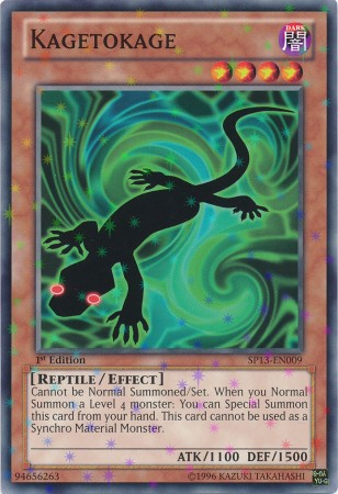 Kagetokage [SP13-EN009] Starfoil Rare 