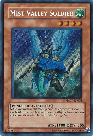 Mist Valley Soldier [HA01-EN006] Secret Rare 