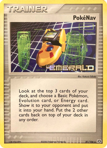 PokeNav (81/106) (Stamped) [EX: Emerald] 