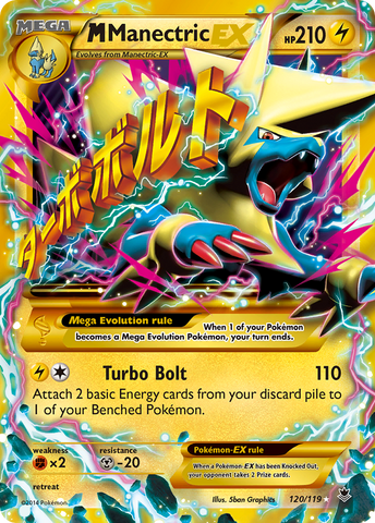 M Manectric EX (120/119) [XY: Phantom Forces] 