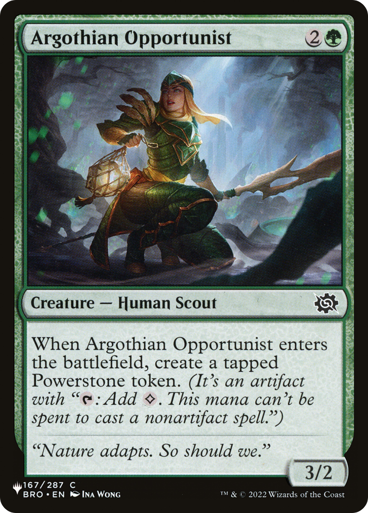 Argothian Opportunist [The List Reprints] 