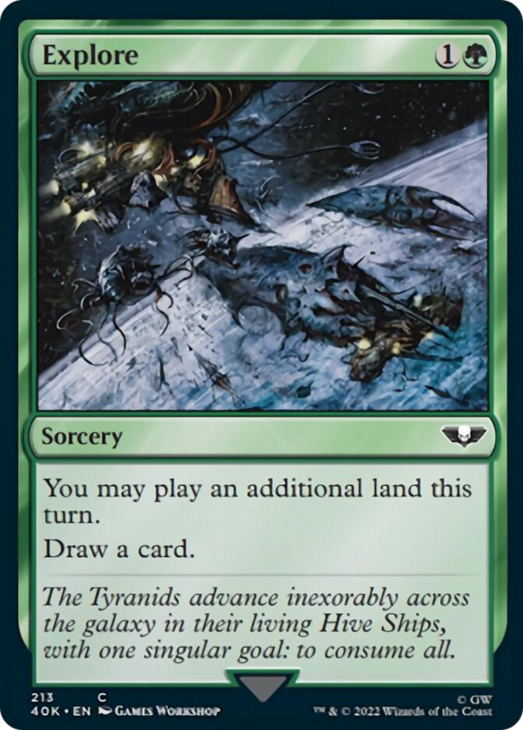 Explore (Surge Foil) [Warhammer 40,000] 