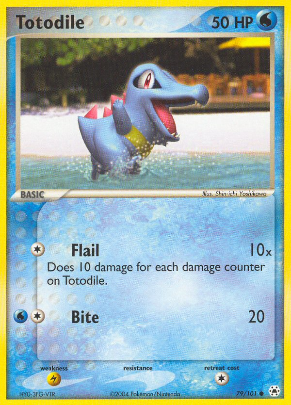 Totodile (79/101) [EX: Hidden Legends] 