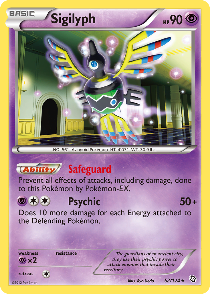 Sigilyph (52/124) [Black &amp; White: Dragons Exalted] 
