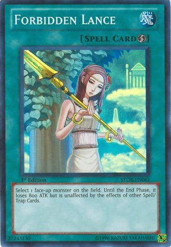 Forbidden Lance [STOR-EN061] Super Rare 