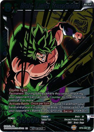 Broly, Limits Transcended (Event Pack 3 - 2019) (BT6-060_PR) [Promotion Cards] 
