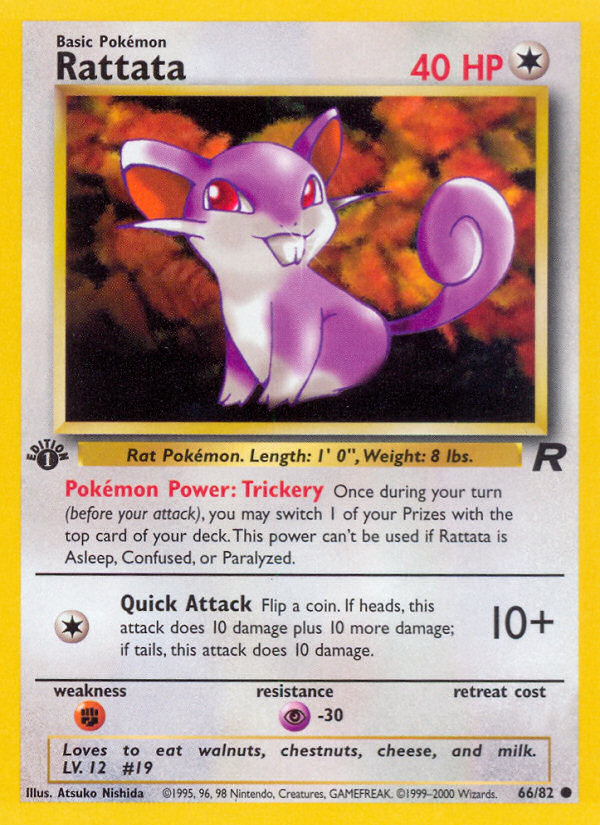 Rattata (66/82) [Team Rocket 1st Edition] 