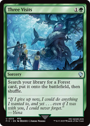 Three Visits [FINAL FANTASY Commander] 