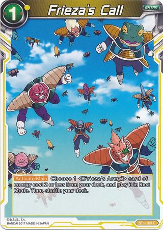 Frieza's Call (BT1-109) [Galactic Battle] 