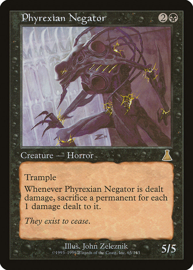 Phyrexian Negator [Urza's Destiny] 