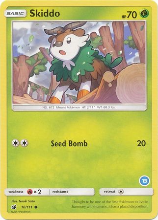 Skiddo (10/111) (Exclusive Deck