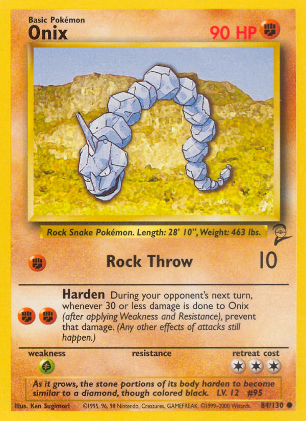 Onix (84/130) [Base Set 2] 