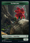 Beast // Saproling Double-Sided Token [Streets of New Capenna Commander Tokens] 