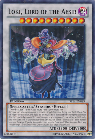 Loki, Lord of the Aesir [SP14-EN049] Starfoil Rare 