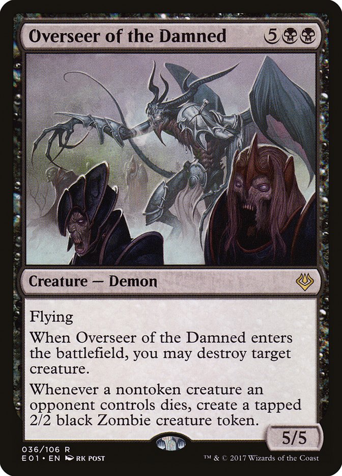 Overseer of the Damned [Archenemy: Nicol Bolas] 