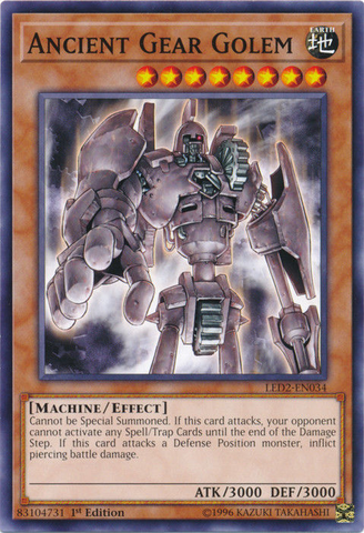 Ancient Gear Golem [LED2-EN034] Common 